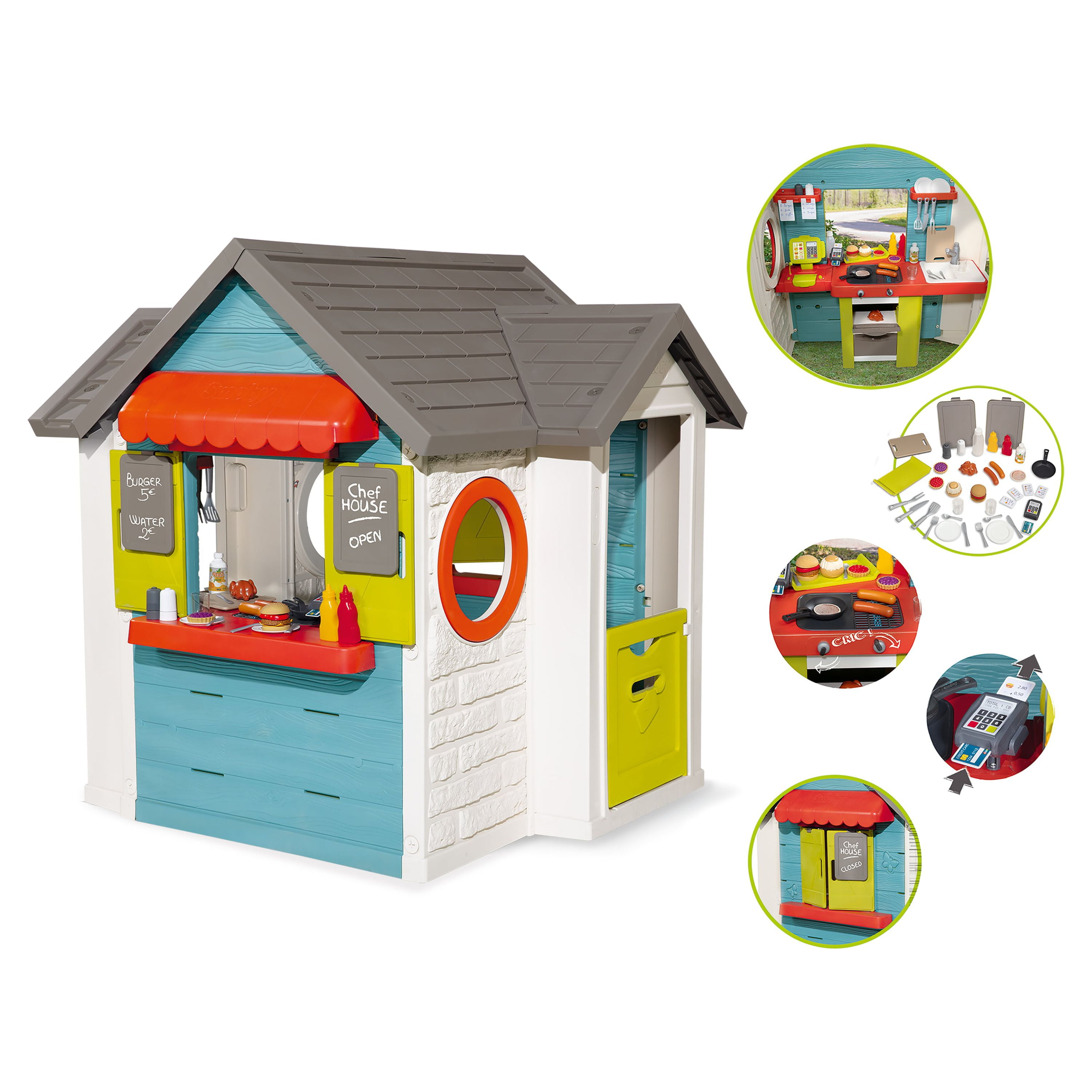 Smoby - Chef Playhouse with Accessories