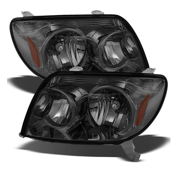 For Smoke 2003 2004 2005 Toyota 4Runner Headlights Headlamps 03 04 05 Left+Right