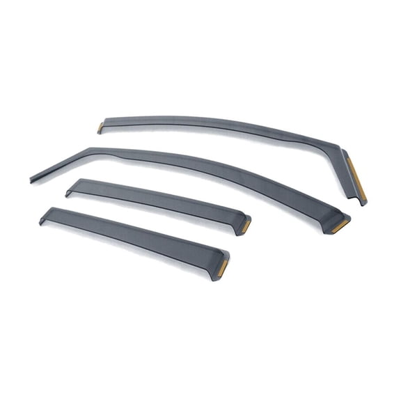 Smoke Acrylic In-Channel Window Visors Rain Guard Sun Shade Set