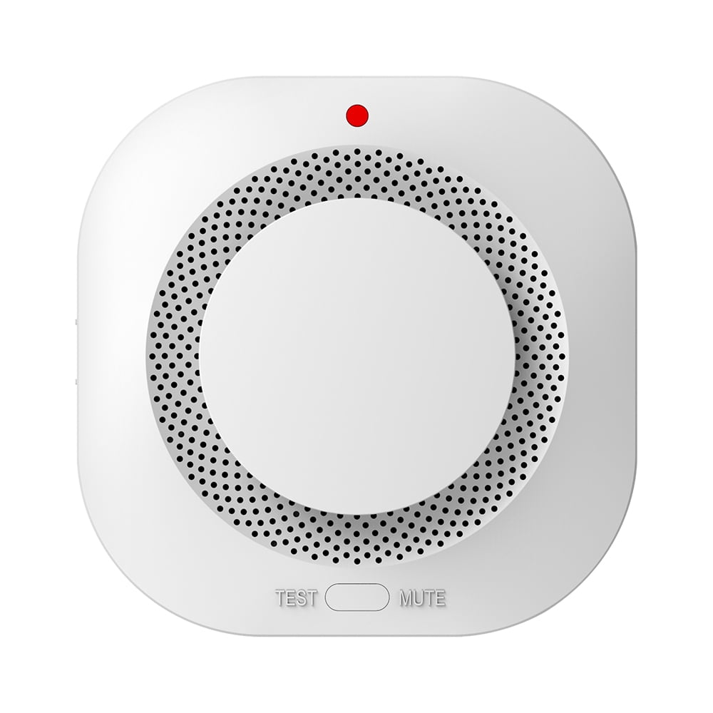 Smoke Alarm Detector, Home Security Fire Protection Smoke Detector, Fire Safety Alarm for Home Bedroom Kitchen Living Room