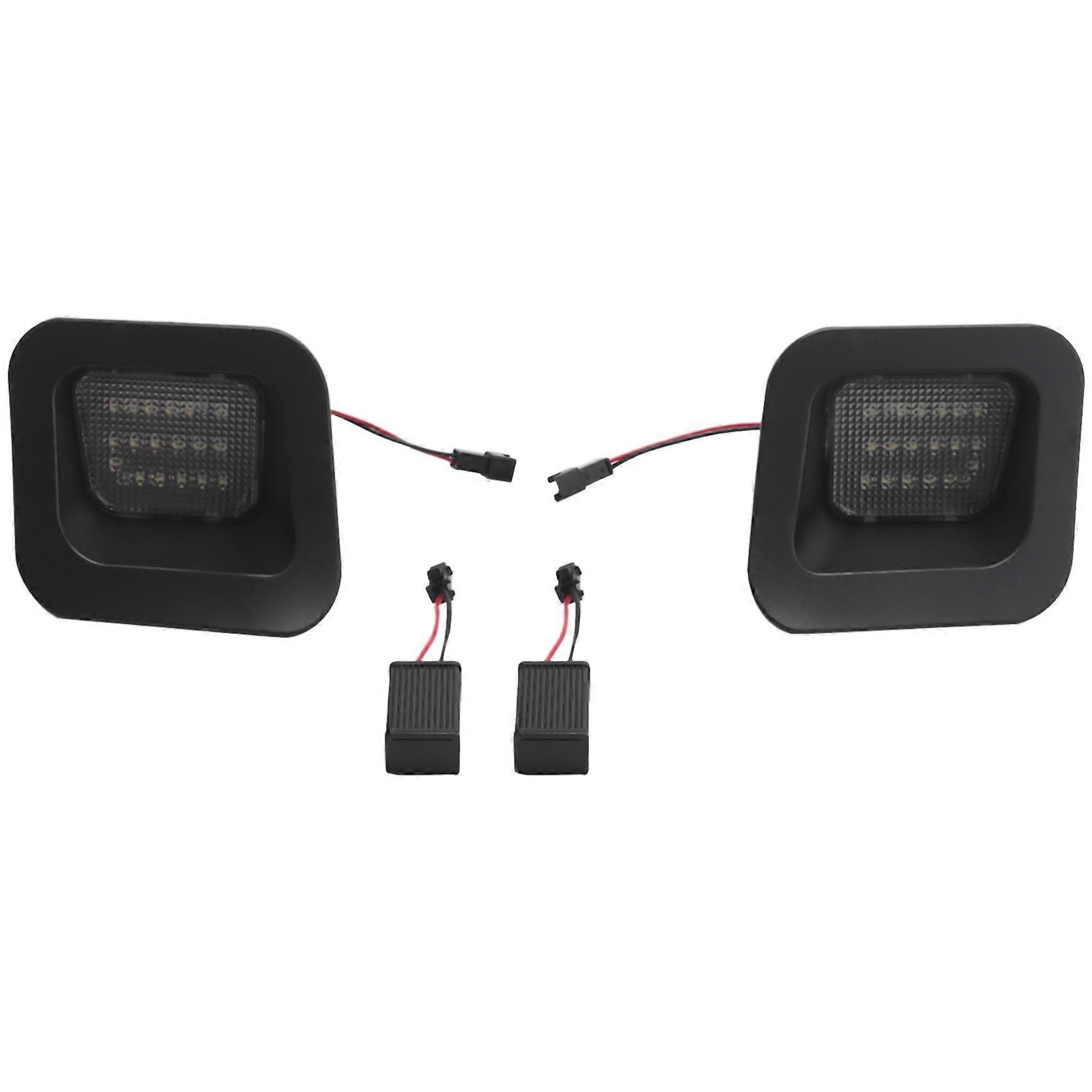 Smoke Car Rear License Plate Lights LED License Number Plate Lights For Dodge Ram 1500 2500 3500 2003-2018