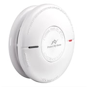 Smoke and Carbon Monoxide Detector Combo - CO & Smoke Alarm System with Hush Function, Self-Test Button, 10-Year Built-in Battery - Easy to Install, for Home & 