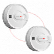 X-Sense Interconnected Smoke Alarm, 10-Year Battery, Long-Range Link+ Network, ETL Listed, SD20-W, 2-Pack