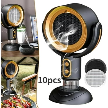10pcs-Smoke Fan for Smoking Indoors, Puff Chill Fan for Smoking,The High Fan for Smoking,Puff Chill Smoking Fan, Lorivu Smoke Purifier Filters,Smoke Purifier Fan for Smoking Indoors (#A,Rechargeable)