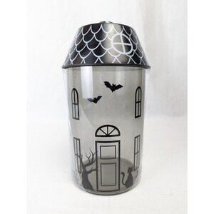 Smoke Glass Halloween Haunted House Food Storage Canister