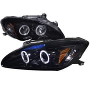 Smoke Gloss Black Housing Projector Headlights for 04 to 09 Honda S2000, 10 x 25 x 26 in.