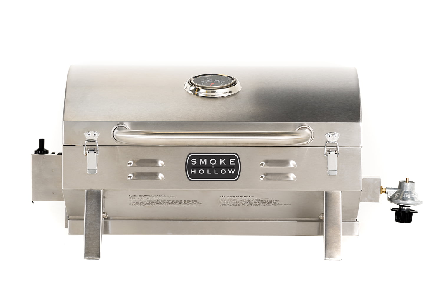 Smokeless Grill Indoor Tabletop LPG Grill Height Adjustable 2 Burners BBQ  Stove Compact Protable Small Grill, 13.9x16.53x7.67,Stainless Steel