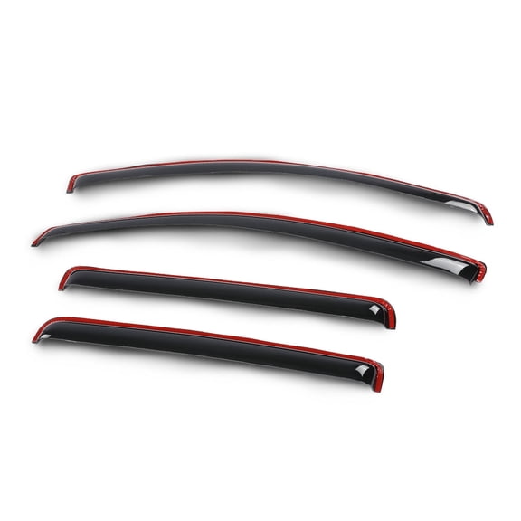 Smoke IN-CHANNEL Door Window Vent Visors Fit For 2023-26 Chevy Colorado GMC Canyon