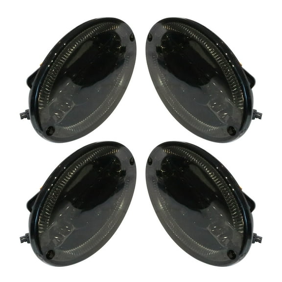 Smoke LED Brake Signal Tail Light W/O Hyperflash Harness For 97-04 Corvette C5