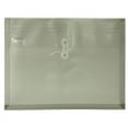 thumbnail image 1 of Smoke Letter Booklet (9 3/4 x 12 3/4) Frosted Scratch Resistant Button String Envelopes - 12 per pack, 1 of 1