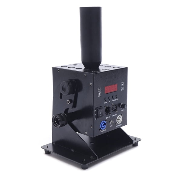 Smoke Machine LED CO2, Multi-Angle Fog Machine with Single Nozzle, 26.25-32.81 Ft High CO2 Jet, Dramatic Stage Effect for Concerts and Large Events