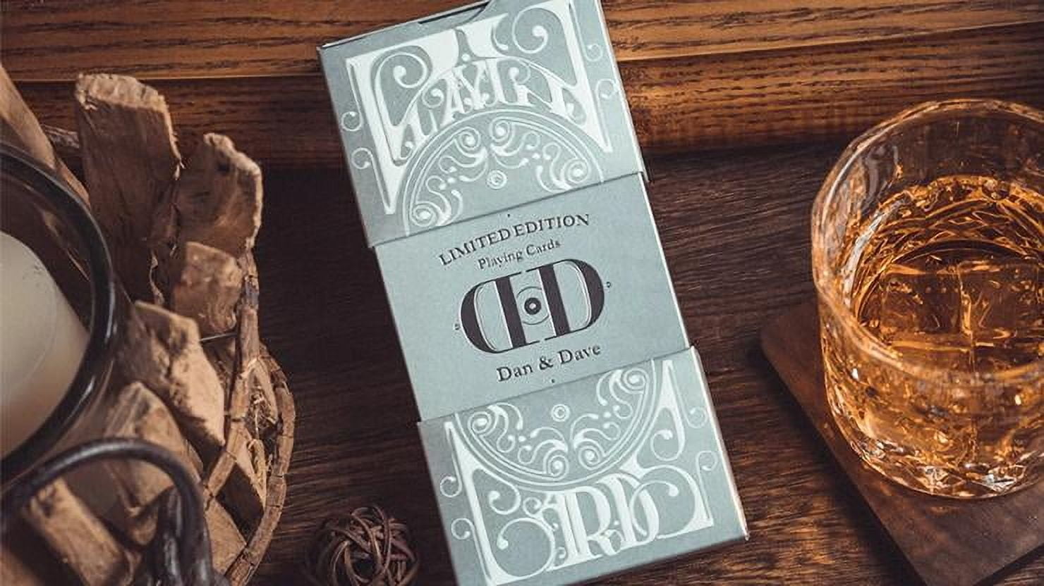 Smoke & Mirrors V8 Silver (Deluxe) Edition Playing Cards by Dan & Dave