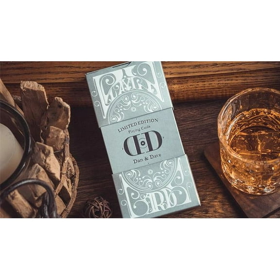 Smoke & Mirrors V8 Silver (Deluxe) Edition Playing Cards by Dan & Dave