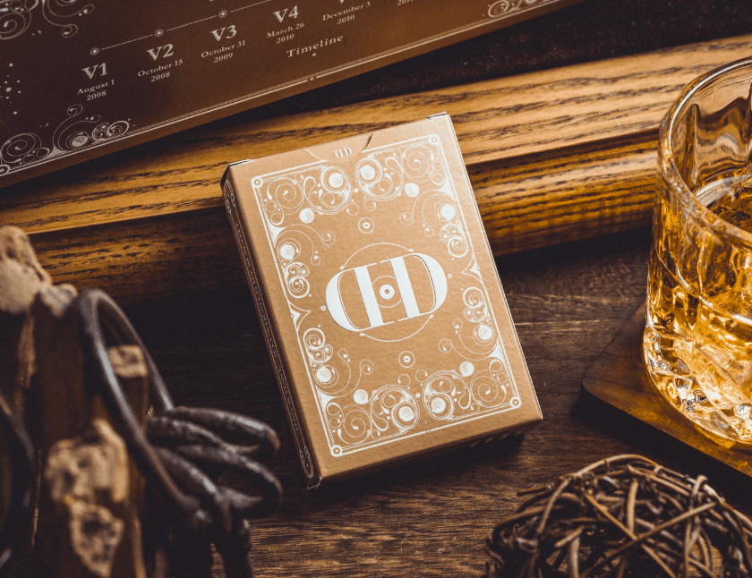 Smoke & Mirrors v8 Standard Edition (Gold) Playing Cards by Dan & Dave