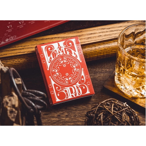 Smoke & Mirrors v8 Standard Edition (Red) Playing Cards by Dan & Dave