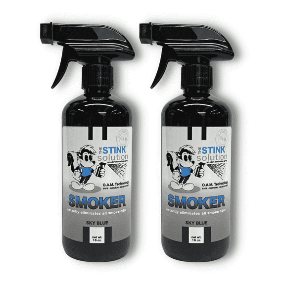 Smoke Odor Eliminating Spray, Sky Blue Fragrance, 16 fl oz, 2 Ct