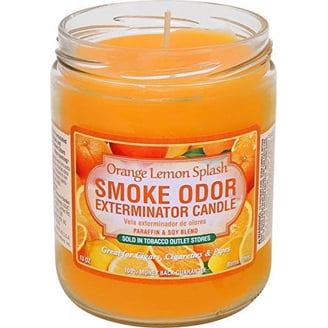 candles to get rid of cigarette smell Smoke Odor Exterminator 13oz Jar Candle, Blue Serenity : Home & Kitchen based ingredients include pine needle Getting Rid of Cigarette Smoke