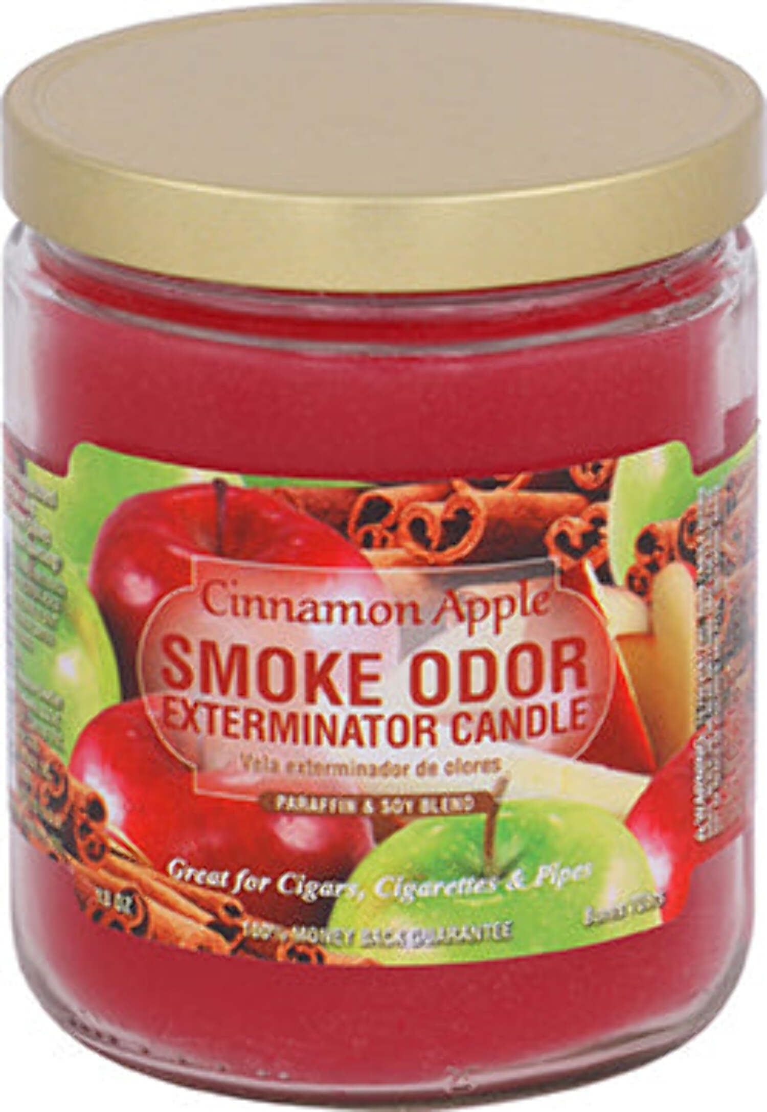 Smoke Odor Exterminator 13oz Jar Candle Apple Cinnamon