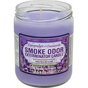 Smoke Odor Exterminator 13oz Jar Candle, Lavender Chamomile