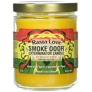 Smoke Odor Exterminator 13oz Jar Candle, Rasta Love (1), 13 oz