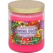Smoke Odor Exterminator 13oz Jar Candle, Trippy Hippie, 13 oz