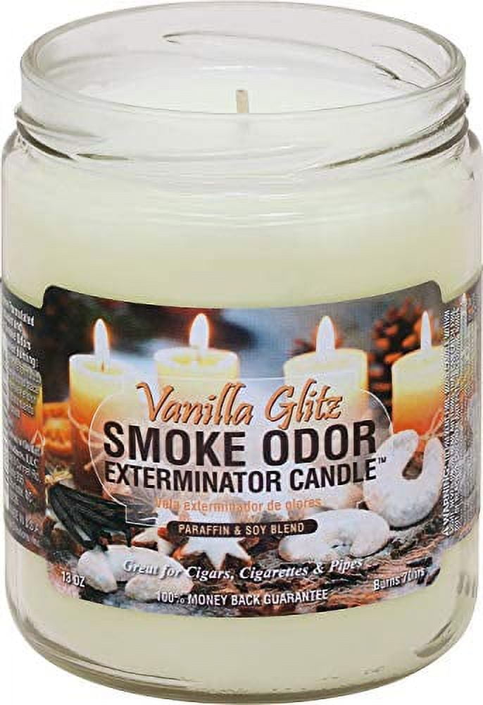 Smoke Odor Exterminator 13oz Jar Candles Vanilla Glitz 13 oz (1-Pack)