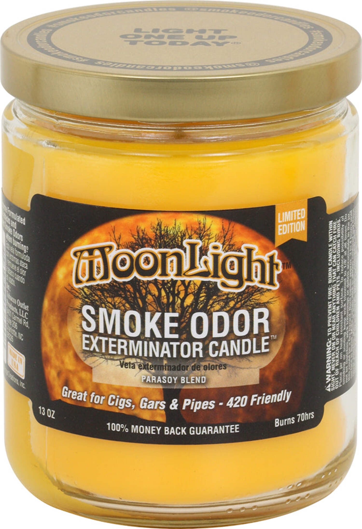 Smoke Odor Exterminator 13oz jar candle, Limited Edition MoonLight