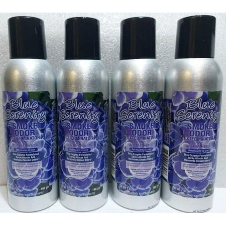 Smoke Odor Exterminator 7oz Large Spray Blue Serenity Spray (4)