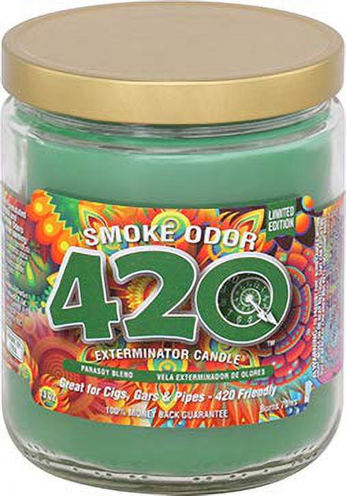 Smoke Odor Exterminator Candle 13 oz jar, Four Twenty Limited Edition!!!