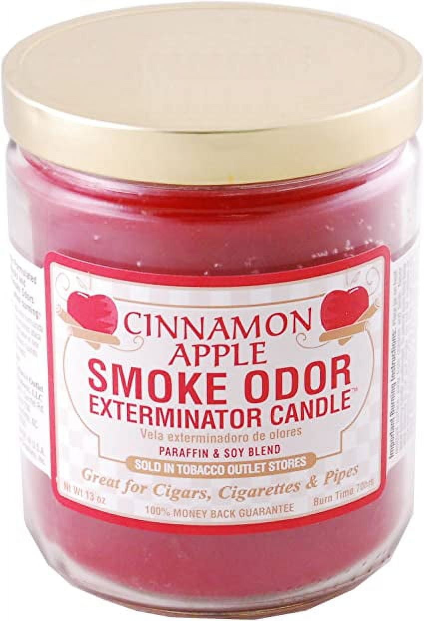 Smoke Odor Exterminator Candle Cinnamon Apple 13oz