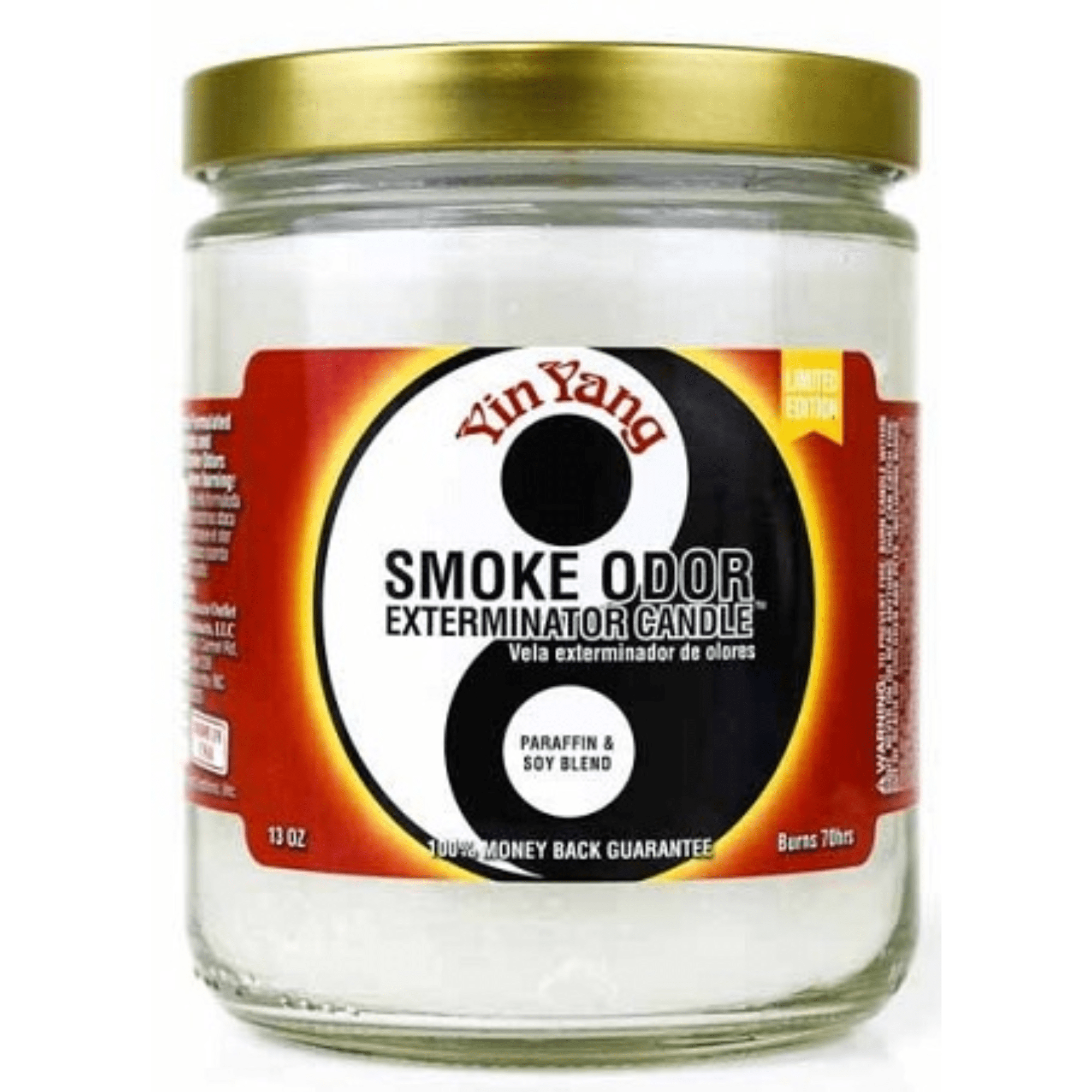 Smoke Odor Exterminator Candle YIN YANG Scent 13 Oz. JAR