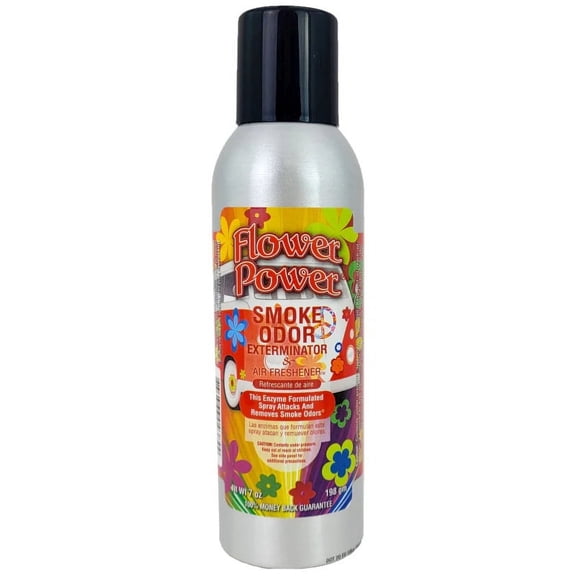 Smoke Odor Exterminator Large Spray, Flower Power, 7 Ounce