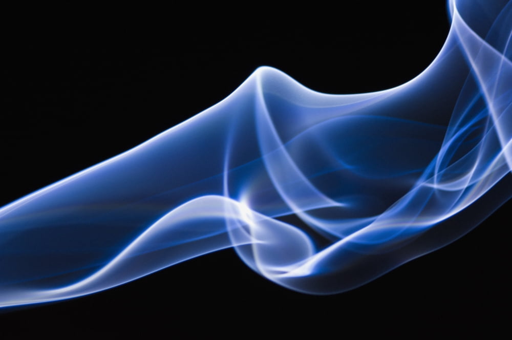 Smoke Patterns Canvas Art - Corey Hochachka Design Pics (34 x 22)