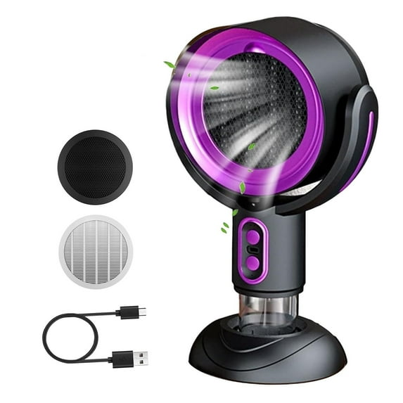 Smoke Purifier for Smoking Indoors, Portable Range Hood for Cooking, Detachable puff hide Purifier Fan and Washable Smoke Filter for Indoor BBQ,Hot Pot, Extractor Hood (Black-gold)
