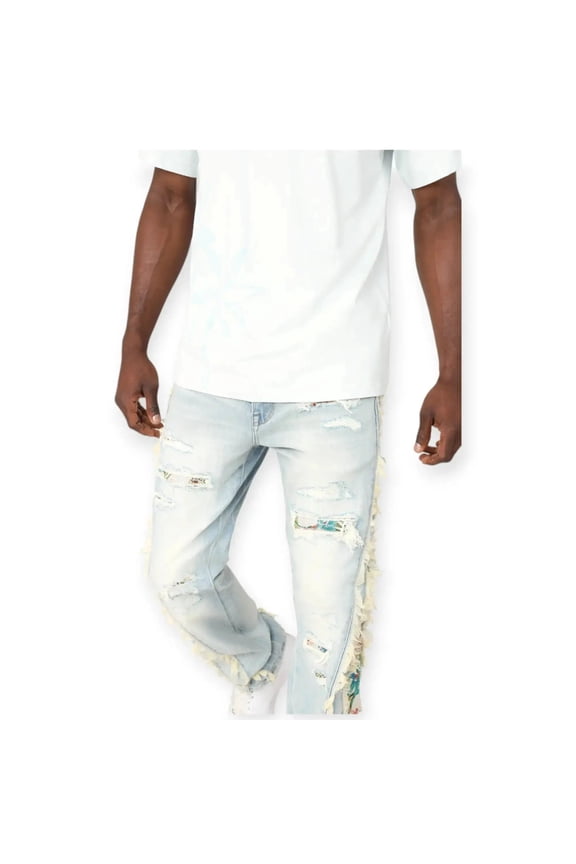 Men Tapestry Embo Fashion Jean S25 Straight (Alder Blue)