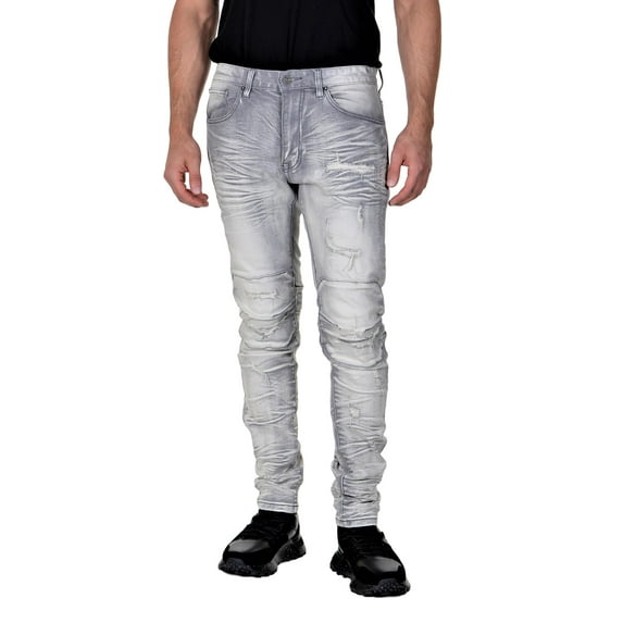 Smoke Rise Men's Slim Tapered Stretch Jean Grey 34WX34L