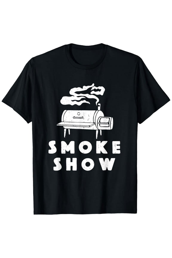 Smoke Show Funny BBQ Grilling Meat Grill Burnt Ends Barbecue T-Shirt