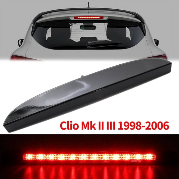 Smoke Tail Light High Mount 12 LED 3Rd Rear Third Brake Light Stop Lamp for II III 1998-2006 7700410753