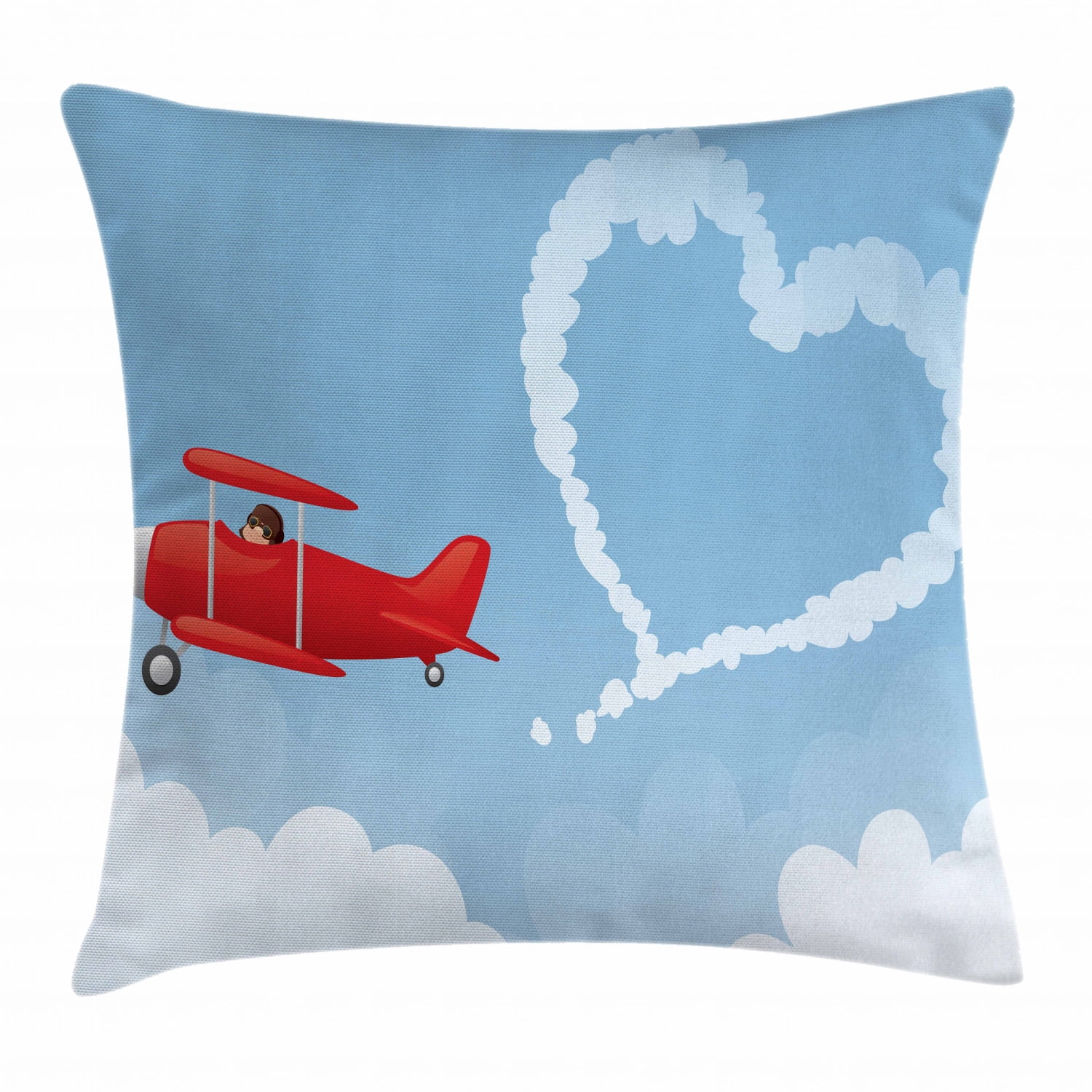 Vintage airplane deals pillow