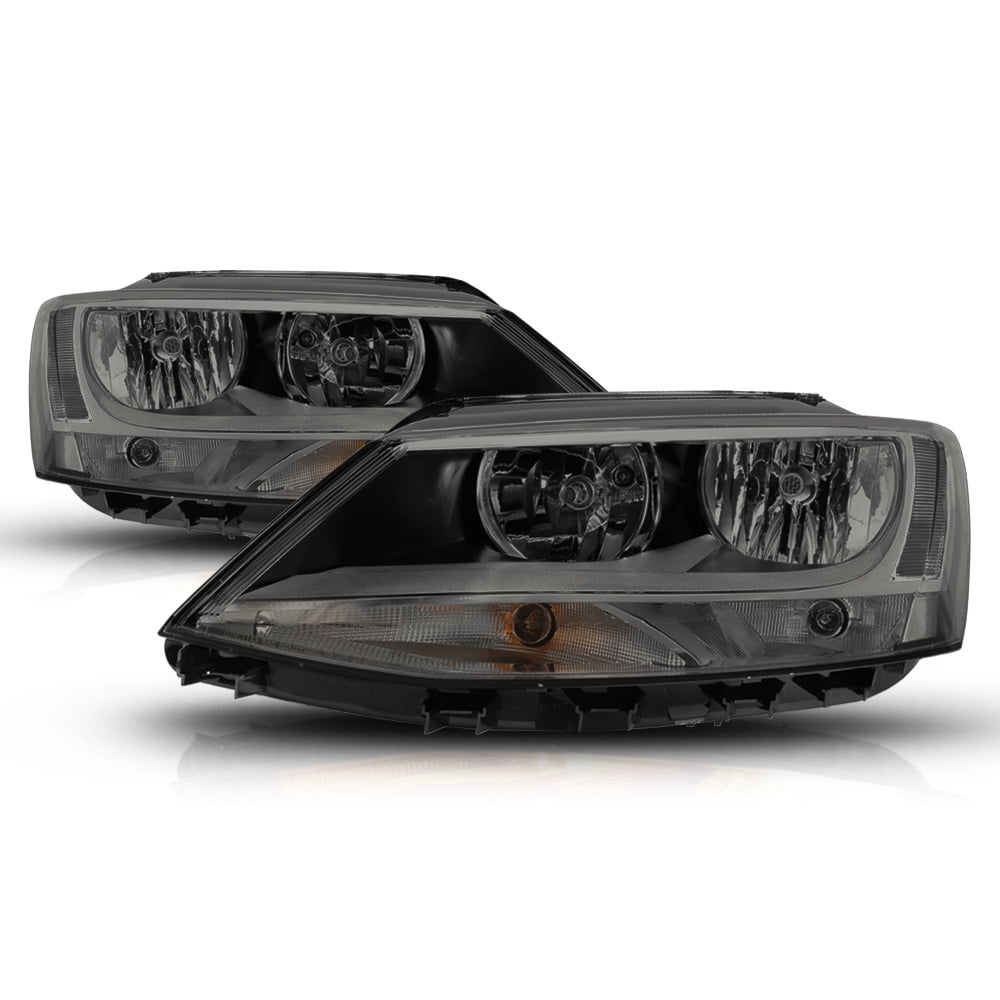Smoke Tinted Headlight Clear Corner Turn Signal Reflector for 1118 VW