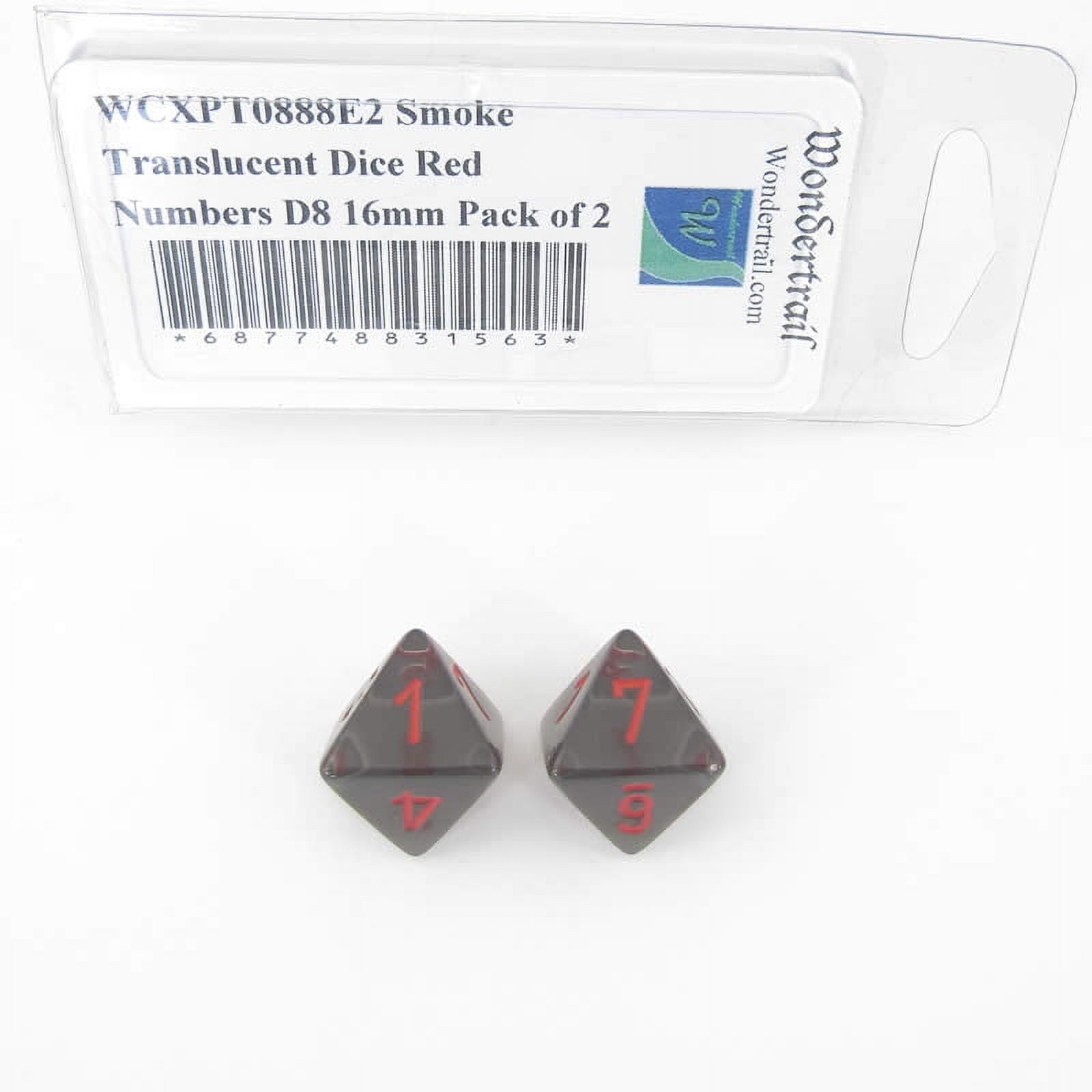4 Pack Compass Dice (D8) - 16mm Red, Blue, Green, Yellow Direction Dice With N,S,E,W Markings - View #9