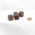 thumbnail image 1 of Smoke Transparent Dice with Red Pips Square Corners D6 16mm (5/8in) Set of 4 Wondertrail, 1 of 2