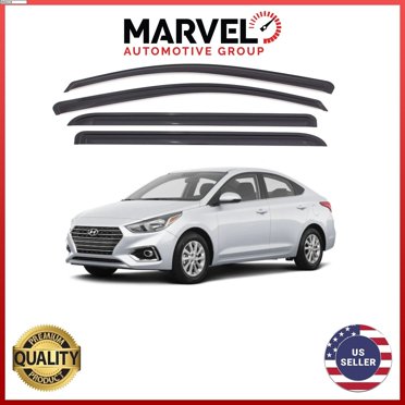 MADE IN KOREA AUTO CLOVER Smoke Window Visors – 2019-2025 Hyundai Palisade, 4pc Set