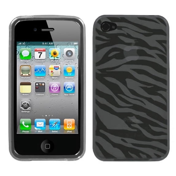 Smoke Zebra Skin Candy Skin Cover For Apple Iphone 4s4