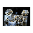 thumbnail image 1 of Misty Mountain Gaming Liquid Core Poly Set - Smoke and Mirrors Resin Dice (7) New, 1 of 2