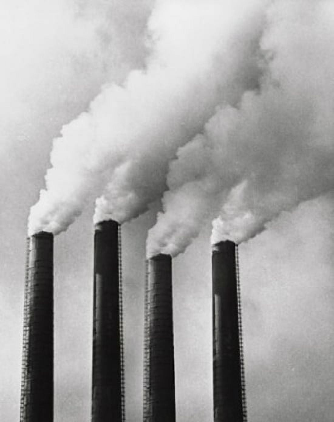 Smoke emitting from smoke stacks Canvas Art - (24 x 36)