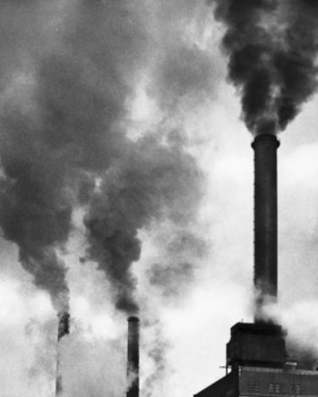 Smoke emitting from smoke stacks Canvas Art - (24 x 36)