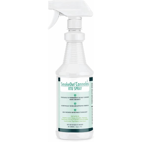 SmokeOut - Commercial Strength Odor Eliminator - Neutralizer, Deodorizer, Odor Remover (32 ounce)