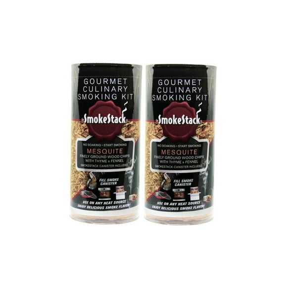 SmokeStack's 2-Pack Mesquite Wood Chips Smoking Kits
