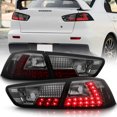 thumbnail image 1 of Smoked 2008-2017 Lancer Evolution EVO X 4B11 JDM LED Perform Tail Lights, 1 of 7